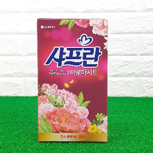 샤프란 아로마시트 핑크 센세이션 30매 / 티슈처럼 / 간편 유연제 / 정전기 방지